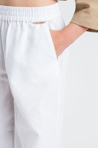 Girl's linen and cotton pants 