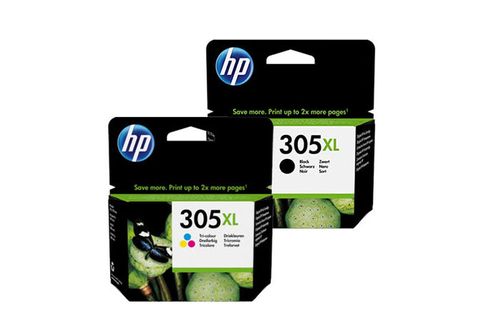 זוג ראשי דיו מקורי שחור וצבעוני  HP 305XL 