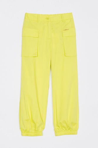 Poplin cargo trousers