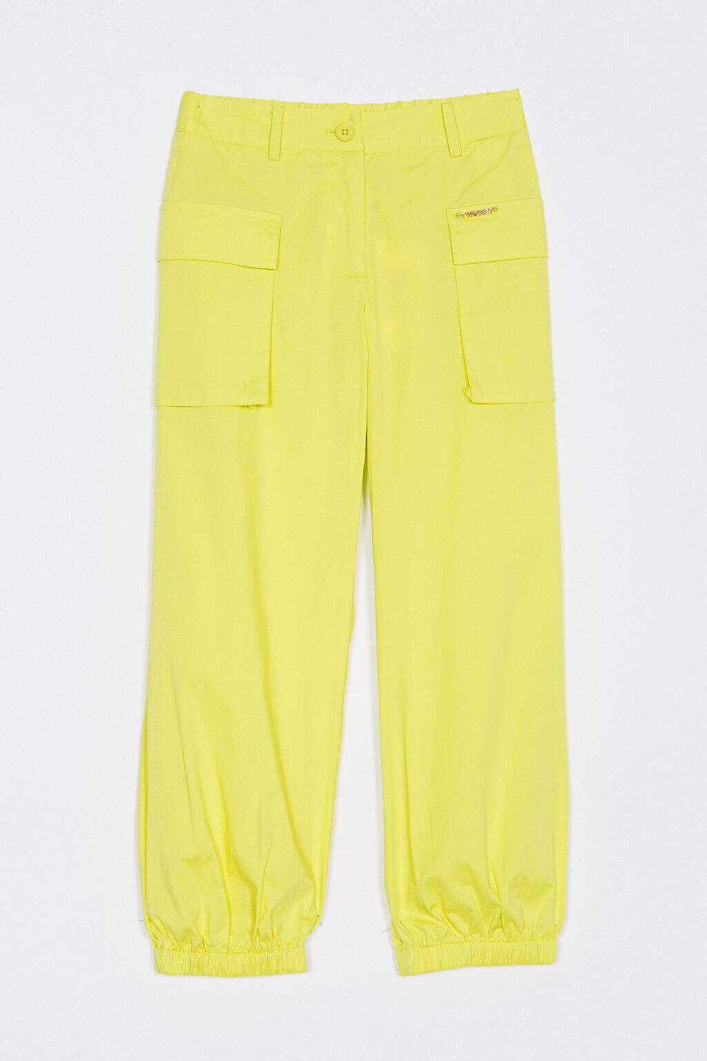 Poplin cargo trousers