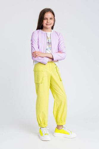 Poplin cargo trousers