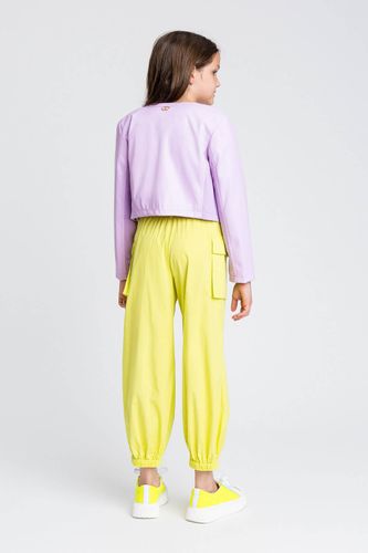 Poplin cargo trousers