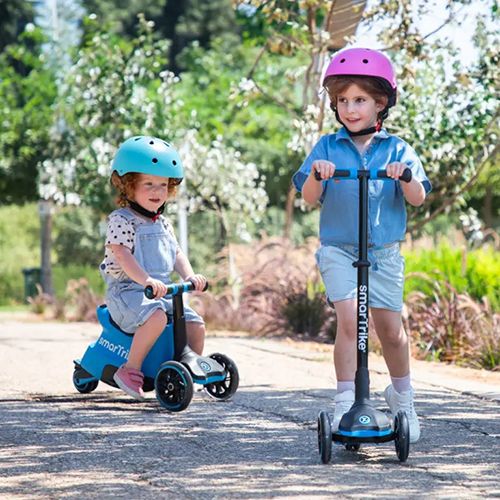 קורקינט בימבה 4 ב-1 smarTrike Xtend - צבע ירוק מנטה