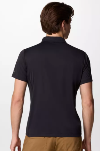 חולצת פולו קצרה  לגבר ZERO RULES LIGHT POLO שחורה - Columbia