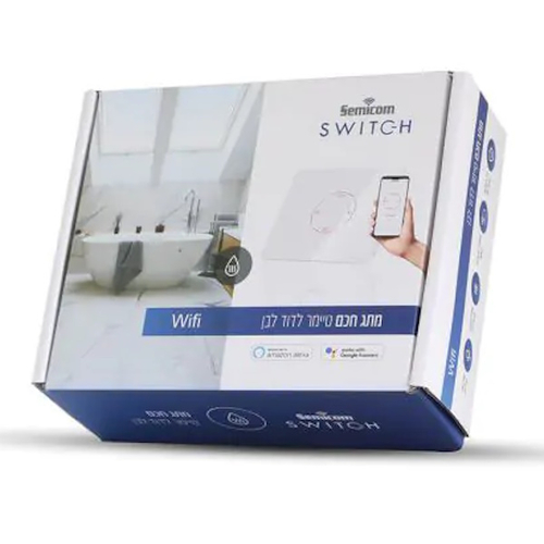 מתג חכם טיימר לדוד Semicom Smart