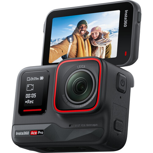 מצלמת אקסטרים Insta360 Ace Pro עם וידאו 8K