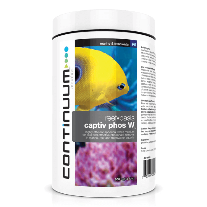 קונטיניום קפטיב פוספאט 600גרם - Reef Basis Captiv Phos W