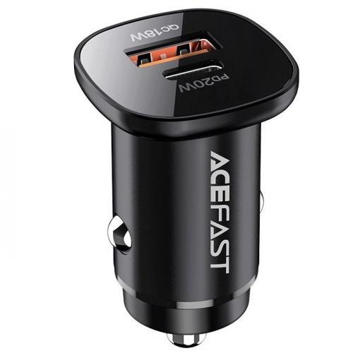 ראש מטען מהיר לרכב 38W + כבל Type C