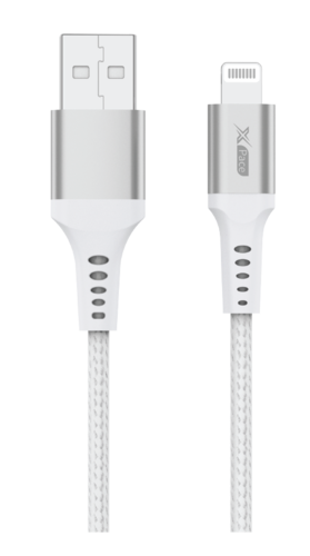 כבל טעינה מאושר אפל לבן XPace Charge 1M