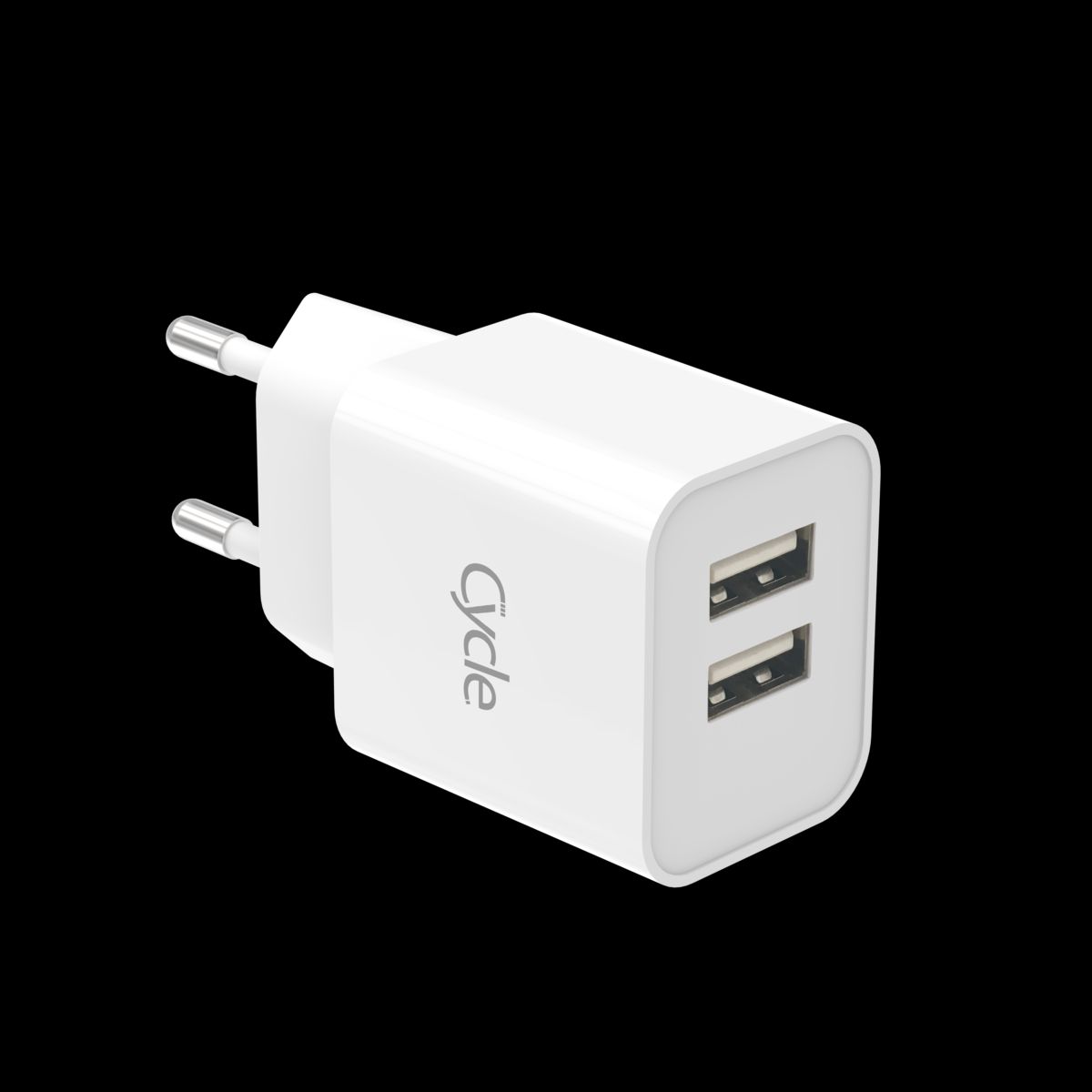 מטען קיר Cycle CYH2.1A עם 2 יציאות USB 
