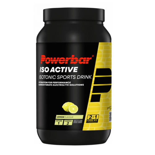 אבקה איזוטונית Powerbar ISOACTIVE (1320g) Lemon