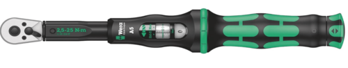 ידית רצ'ט D1/4 מומנט 2.5-25Nm 