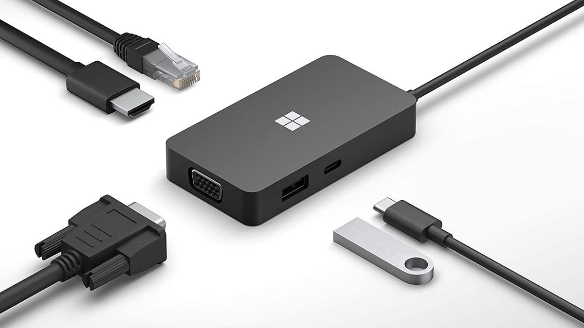 תחנת עגינה Microsoft USB-C Travel Hub SWV-00009