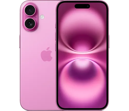 אייפון Apple iPhone 16 128GB בצבע ורוד 