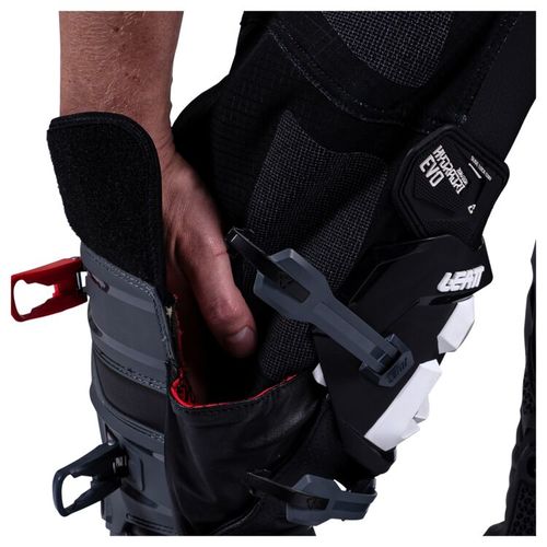מכנס רכיבה ממוגן ליט שחור / אפור - LEATT PANTS ADV RALLY 5.5