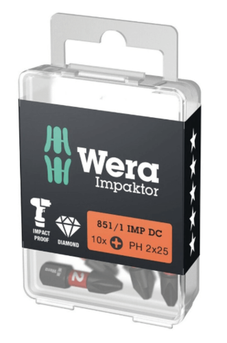 ביט אימפקטור PH2X25 WERA גרמניה