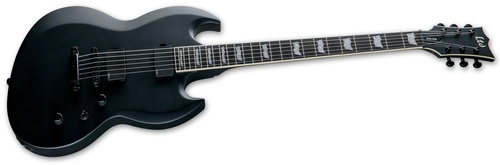 זוית נוספת ESP LTD VIPER-400 Baritone Black Satin