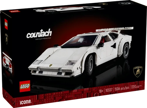 משחק לגו  Lamborghini Countach 5000 Quattrovalvole לגילאי 18+