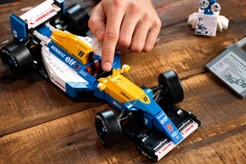 משחק לגו מכונית מרוץ Williams Racing FW14B & Nigel Mansell  לגילאי 18+