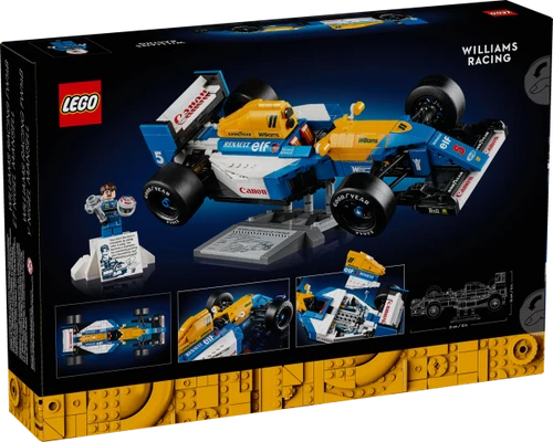 משחק לגו מכונית מרוץ Williams Racing FW14B & Nigel Mansell  לגילאי 18+