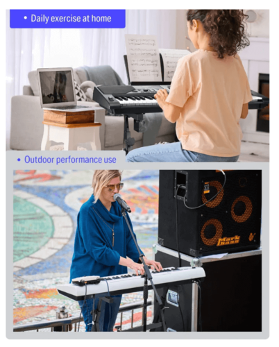 סטנד Z לפסנתר/קלידים מתכוונן EC2022