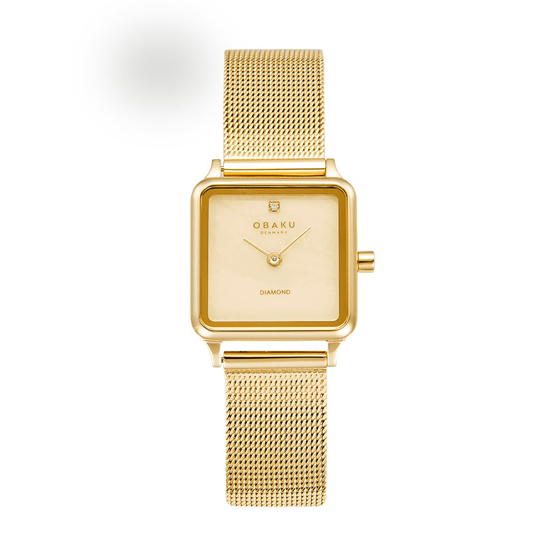  שעון יד ‏לנשים OBAKU V301LXGGMG אובקו דנמרק