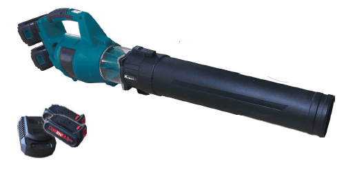 מפוח נטען טורבו סופר עוצמתי 40V + זוג סוללות ומטען 2.5AH KRAUSS
