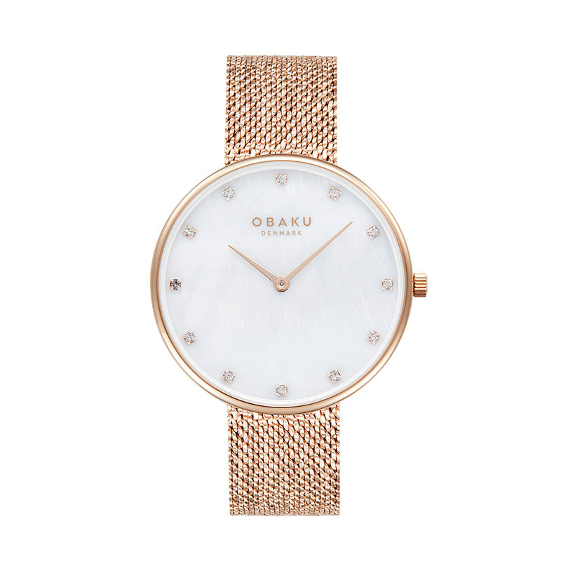  שעון יד ‏לנשים OBAKU V288LXVWHV אובקו דנמרק