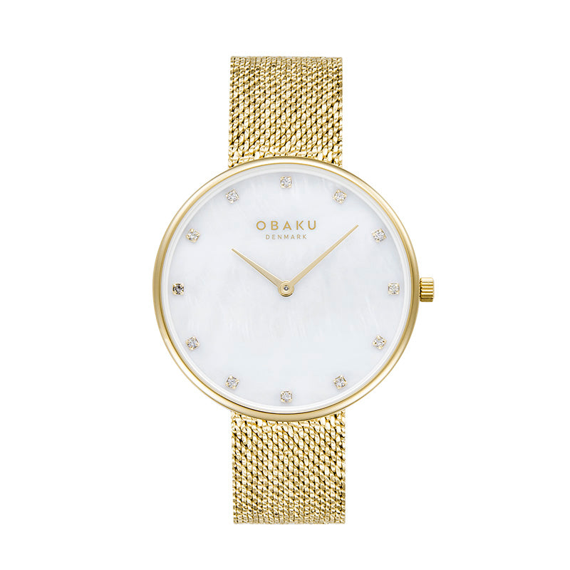  שעון יד ‏לנשים OBAKU V288LXGWHG אובקו דנמרק