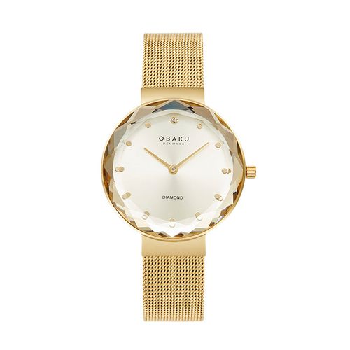  שעון יד ‏לנשים OBAKU V300LXGGMG אובקו דנמרק