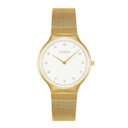  שעון יד ‏לנשים OBAKU V306LXGWMG אובקו דנמרק