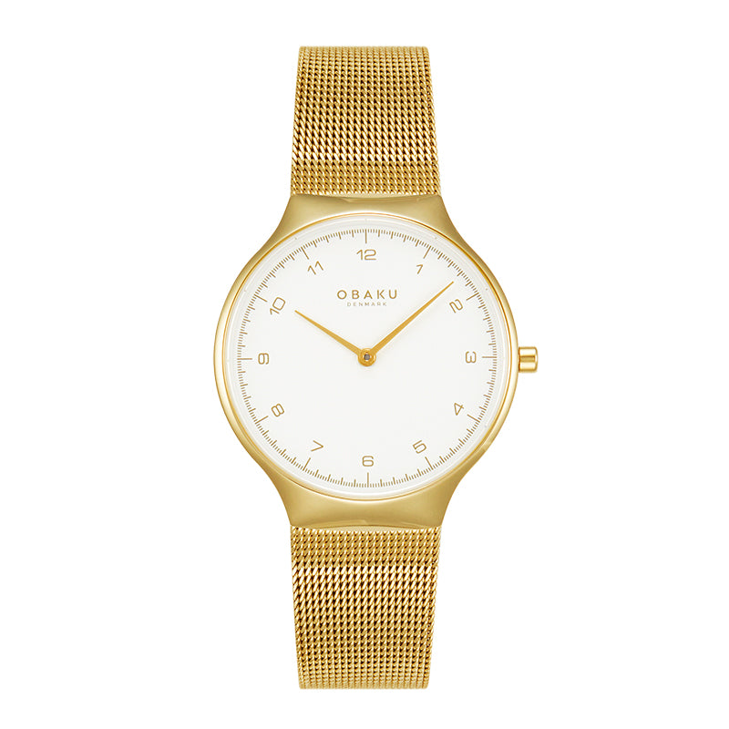  שעון יד ‏לנשים OBAKU V306LXGWMG אובקו דנמרק