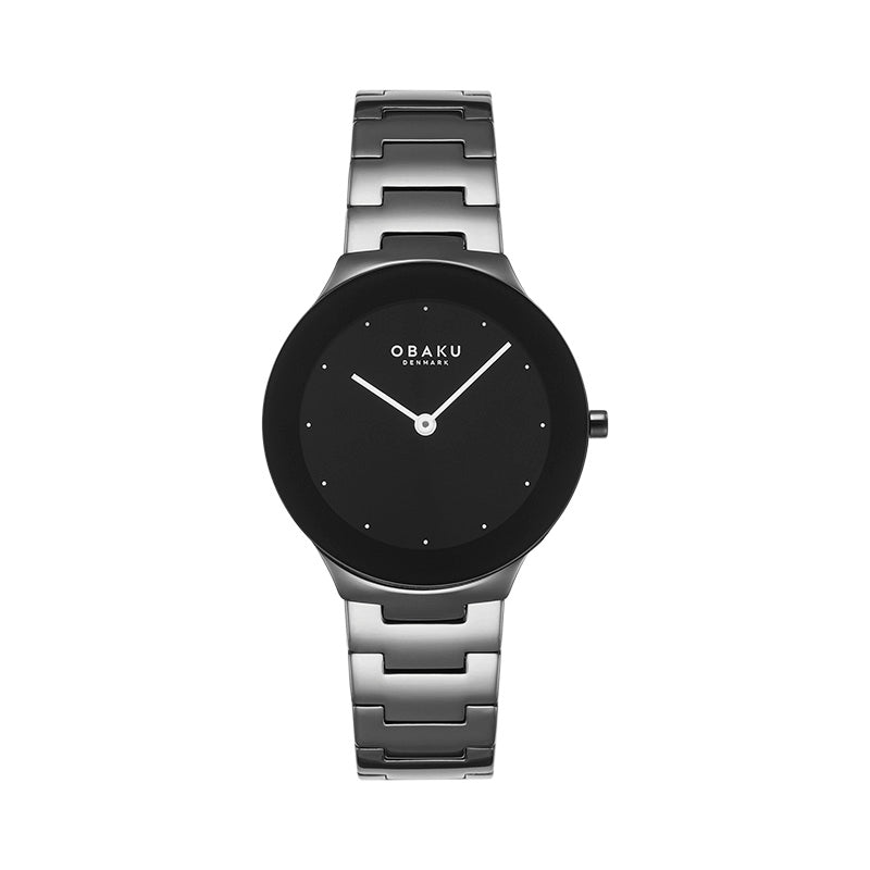  שעון יד ‏לנשים OBAKU V290LXBBSB אובקו דנמרק