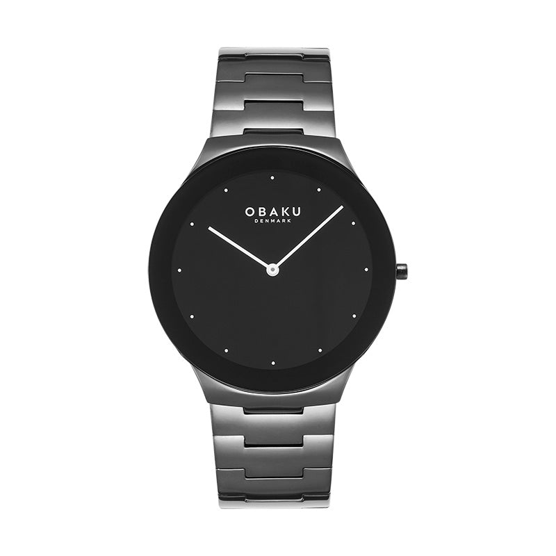  שעון יד ‏לגבר OBAKU V290GXBBSB אובקו דנמרק