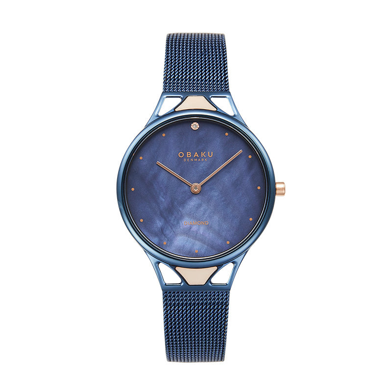  שעון יד ‏לנשים OBAKU V302LXLLML  אובקו דנמרק