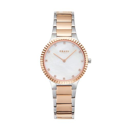  שעון יד ‏לנשים OBAKU V292LXZWSH  אובקו דנמרק