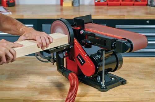 מלטשת סרט ודיסק שולחני 375W EINHELL TC-US 380