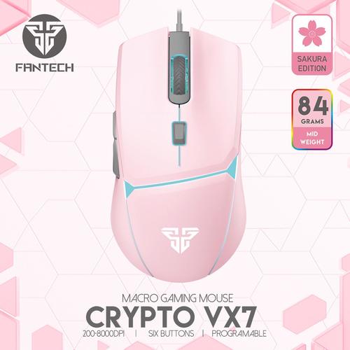 עכבר גיימינג ורוד FANTECH VX7