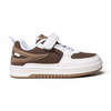 נעלי סניקרס לילדים בצבע חום לבן | 28-35 | FILA KIDS SNEAKERS 301062