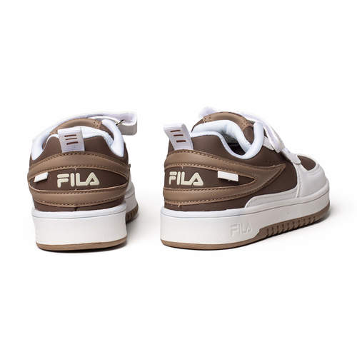 נעלי סניקרס לילדים בצבע חום לבן | 28-35 | FILA KIDS SNEAKERS 301062