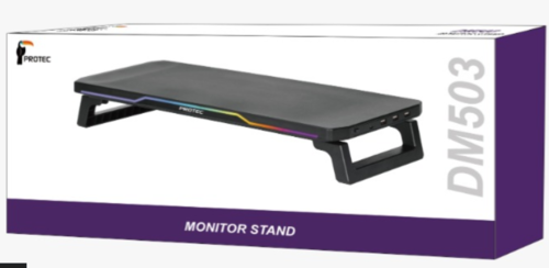   סטנד לצג מחשב מתקפל עם תאורת RGB DM503