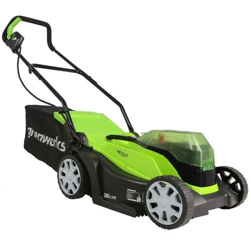 מכסחת דשא GREENWORKS 48V דגם 99518-3 עם רוחב כיסוח 36 ס