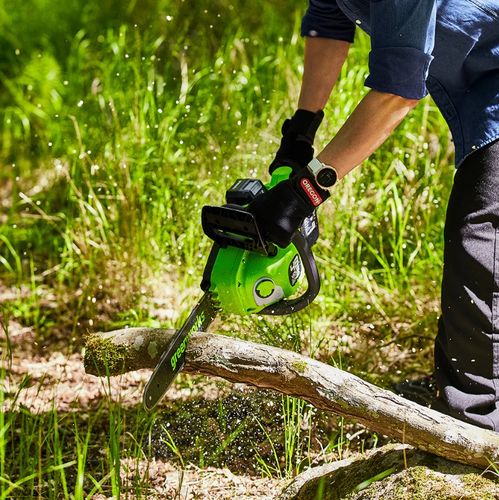 מסור שרשרת נטען GREENWORKS 48V דגם 99501-3 עם מנוע Brushless, להב 36 ס