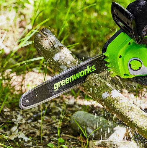 מסור שרשרת נטען GREENWORKS 48V דגם 99501-3 עם מנוע Brushless, להב 36 ס