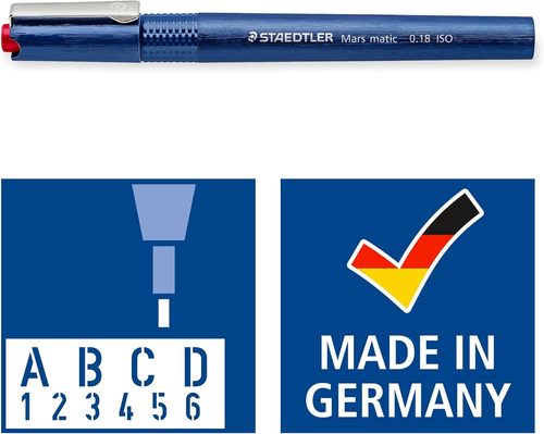 רפידוגרף רב פעמי  STAEDTLER MARS matic 700 בעובי 0.18