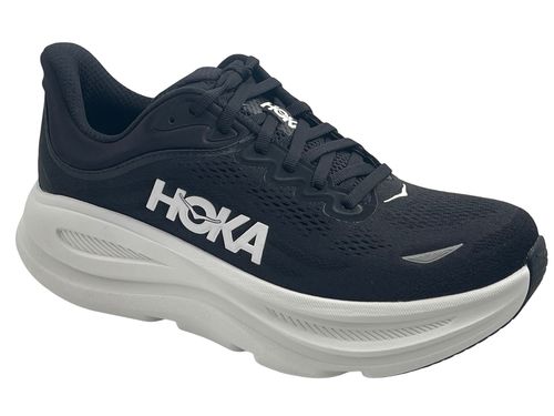 הוקה בונדי 9 רחבות 2E גברים Hoka BONDI 9 WIDE שחור/לבן