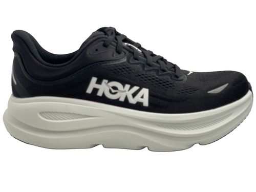 הוקה בונדי 9 רחבות 2E גברים Hoka BONDI 9 WIDE שחור/לבן