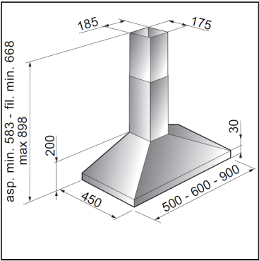קולט אדים Ly Vent LV-S-824 ליוונט