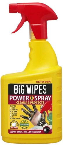 ספריי ניקיון עוצמתי 1 ליטר - BIG WIPES – Power PRO