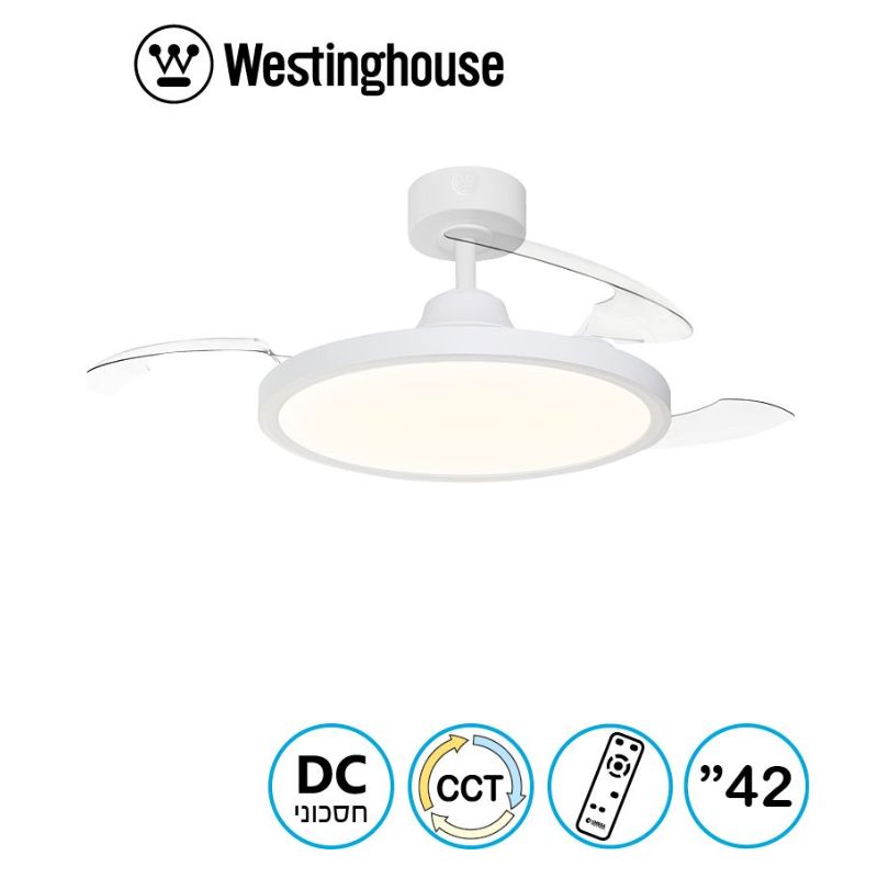 ‏מאוורר תקרה Laguna 42" CCT עם שלט 73180 Westinghouse